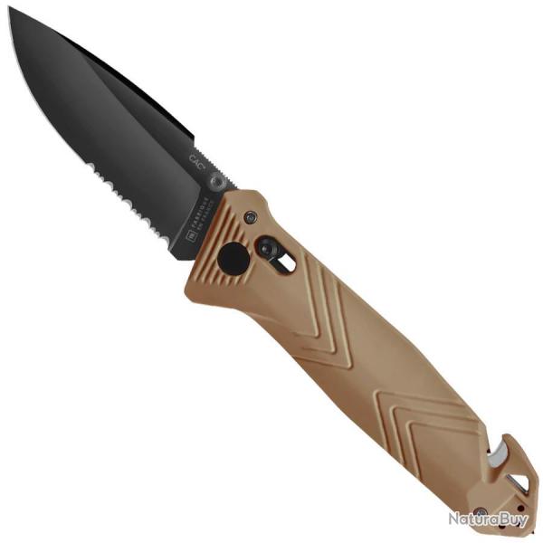 CAC Couteau pliant de l'Armée Française - TB Outdoor Mixte Vengeur (Coyote)
