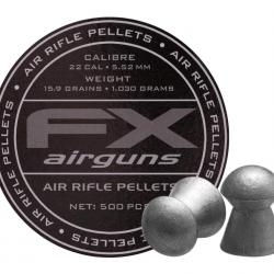 Plombs FX 5,5 16gr / 1.030g Boite de 500 pcs