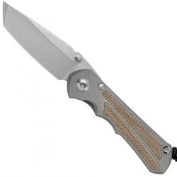 Small Inkosi Natural Micarta Canvas Inlay - Tanto - Chris Reeve