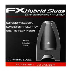 Hybrid Slugs .22 (.217)/ 5,5mm -FX Airguns