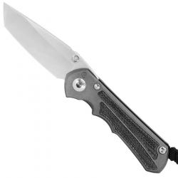 Small Inkosi Black Micarta Canvas Inlay - Tanto - Chris Reeve