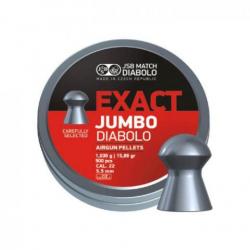 Plombs JSB 5.5 Exact Jumbo 5,52 / 1.03g Boite de 500 pcs