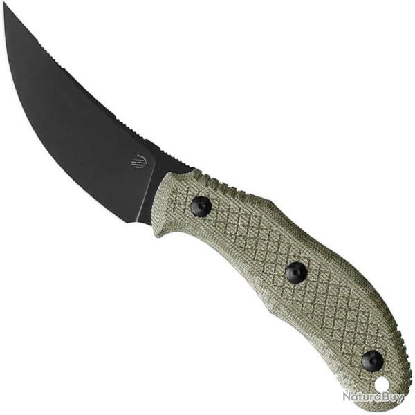 Chopper PVD Micarta OD Green - Bastinelli Crations