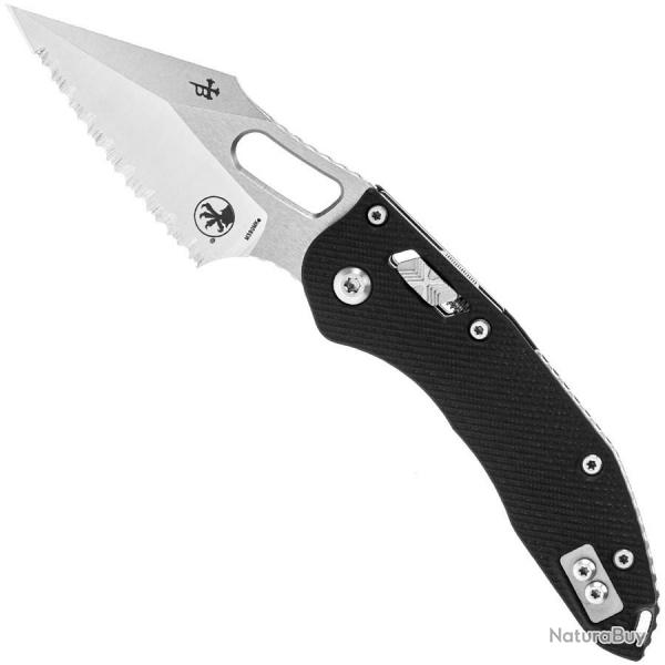 Stitch RAM-LOK S/E G10 Black Stonewash Full Serrated - Microtech