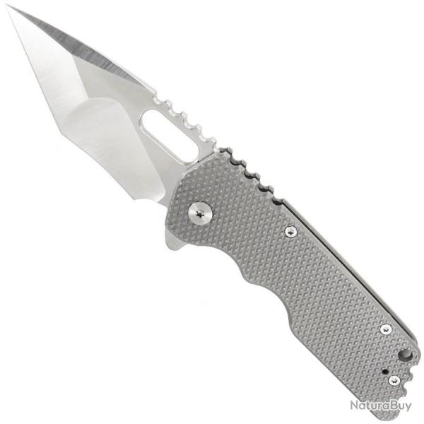 MK2 Large Satin Hissatsu Compound Flat Barbell - Attn2Detail Mercantile