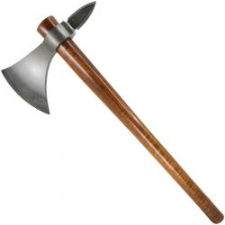 Tomahawk - 4.25" Style H Arrow Head / Spike Premium Curly Ash - Walk By Faith 777