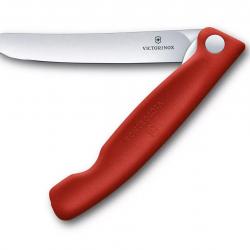 Couteau D'office Pliant Rouge Swiss Classic - Victorinox