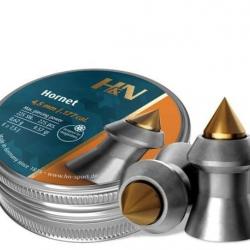 Plombs H&N Hornet 4,5mm (.177) - 0.62 G (9,57 gr) - Boite de 225