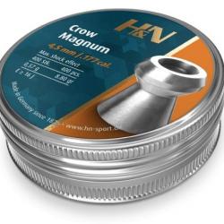 Plombs H&N Crow Magnum 4,5mm (.177) - 0.57G (8,80 gr) - Boite de 400