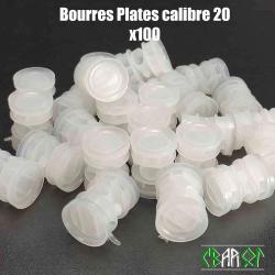 Bourres Plates calibre 20 Universelle x100 - Svarog