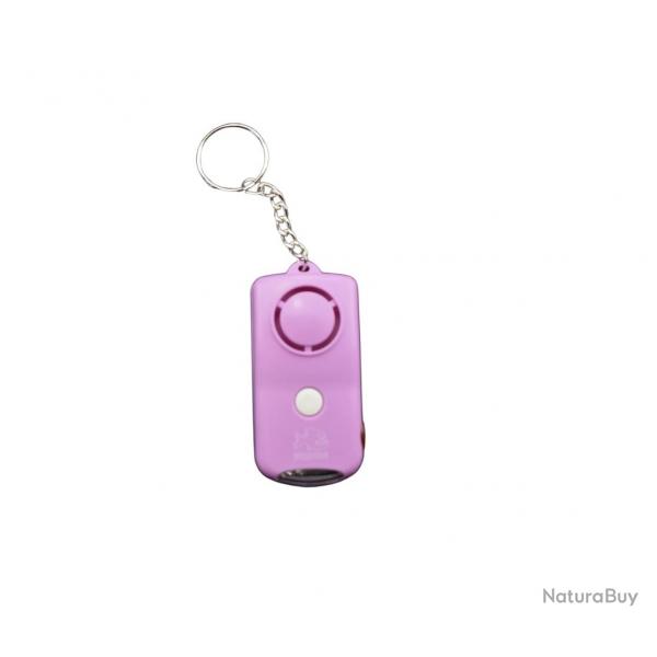 Alarme Personnelle Porte-cl - PIRANHA Rose