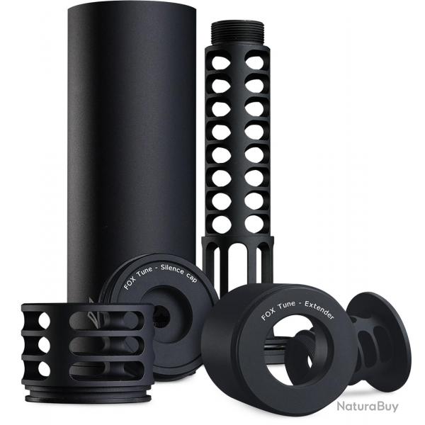 modrateur pour PCP FOX TUNE - Fox Silencers 7,62mm 1/2"x20 UNF