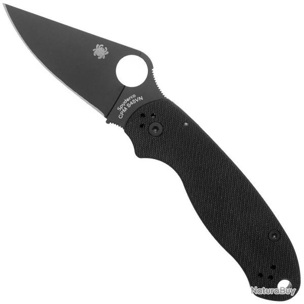 Paramilitary 3 Black G10 - C223GPBK - Spyderco