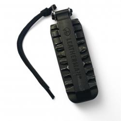 Attache Acier inox pour Bit Kit Leatherman Visserie Inox - EDCMods Noir
