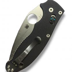 Ball Cage Polymer Noir PUNISHER pour Spyderco Manix 2 - EDCMods