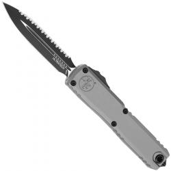 Ultratech Gen III ZBP D/E Natural Clear Full Serrated - Microtech Knives