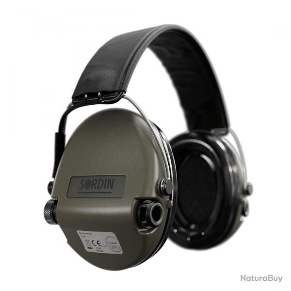 Casque Electronique Sordin SUPREME PRO Vert Serre-Tte