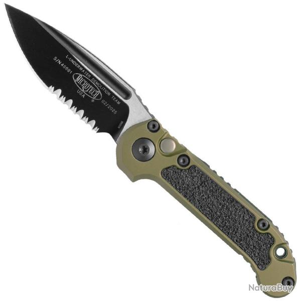 LUDT S/E Gen III OD Green Partial Serrated - Microtech