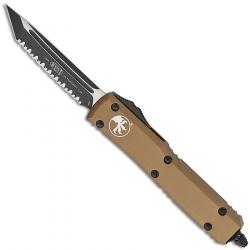 Ultratech T/E Tan Full Serrated - Microtech Knives