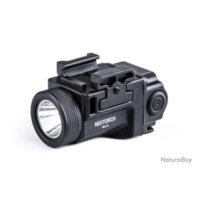 Lampe arme de poing Nextorch WL22R - 650Lumens + laser rouge - Fixation