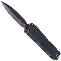 UTX 85 D/E Gen III Marfione Select Blued Baker Forge Coppermai Damas "Purple Accent" - Microtech Kni