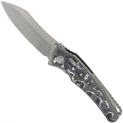 Talon White Storm Fat Carbon Inlay - Hawk Knife Designs