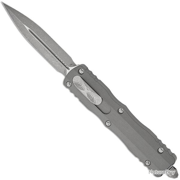 Dirac Delta D/E Natural Clear Apocalyptic Standard - Microtech Knives