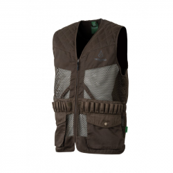 Wahoo ! Gilet de chasse Treeland en maille Marron