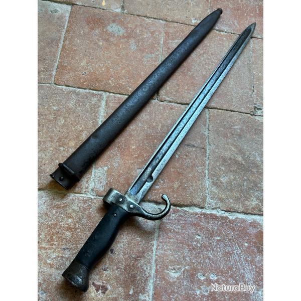 Baïonnette française Berthier 1892 2eme type - WW1 (2)