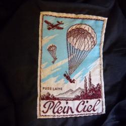 béret noir "plein ciel" taille 50 équipement militaire coiffe utilisé