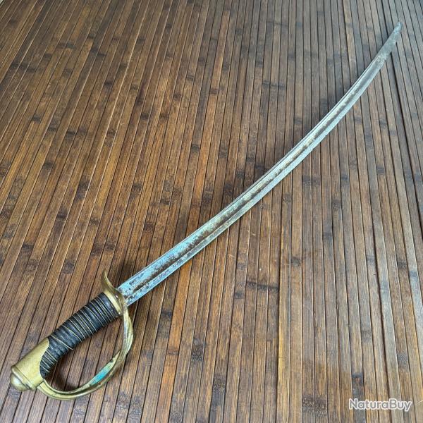 SABRE FRANAIS 1822 DE CAVALERIE MANUFACTURE D'ARMES DE CHATELLERAULT 1876