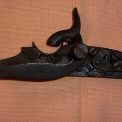 Grosse platine fusil a piston plus crosse