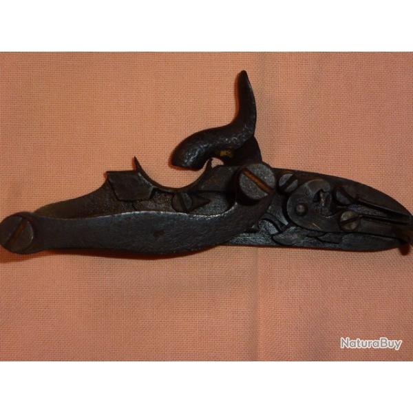 Grosse platine fusil a piston plus crosse