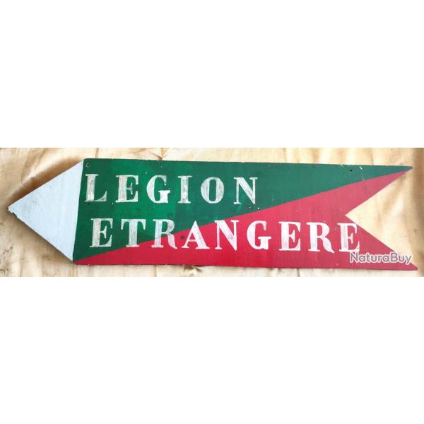 original panneau indicateur lgion trangre .