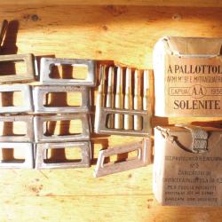 munition clips balles 6,5mm carcano
