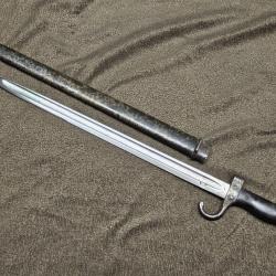 Baionnette de mousqueton Berthier plaquettes en ébonite ( 2 )