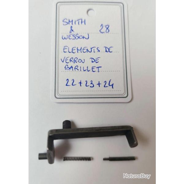 PICE SMITH & WESSON MOD 28 - N FRAME - ELEMENTS DU VERROU DE BARILLET