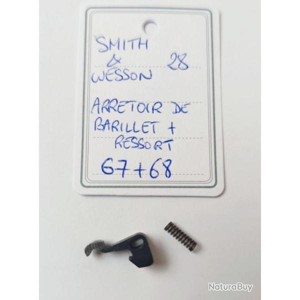 PICE SMITH & WESSON MOD 28 - N FRAME - ARRETOIR DE BARILLET + RESSORT