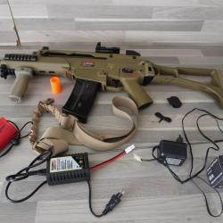 Réplique AEG - G36C Saigo Defense TAN