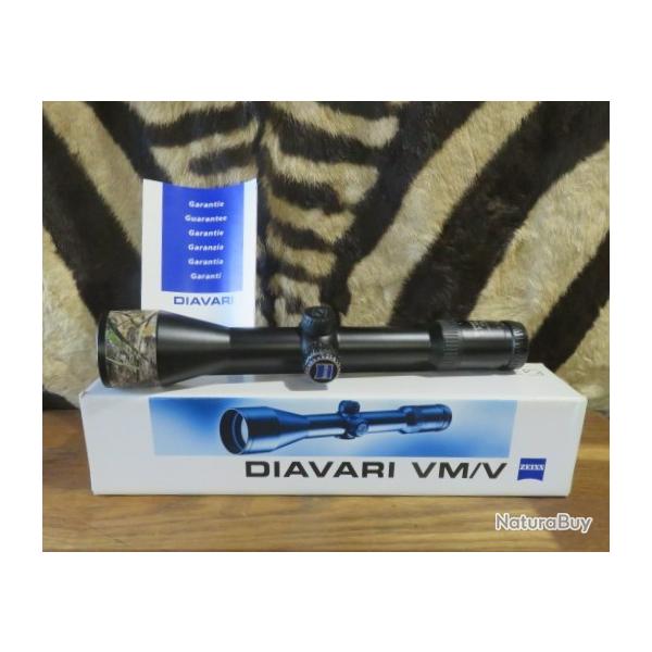 Lunette ZEISS Diavari VM 2,5-10x50T* 1 plan focal -  rail