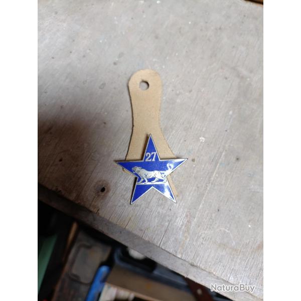 Insigne chasseurs alpins. Section claireurs skieur
