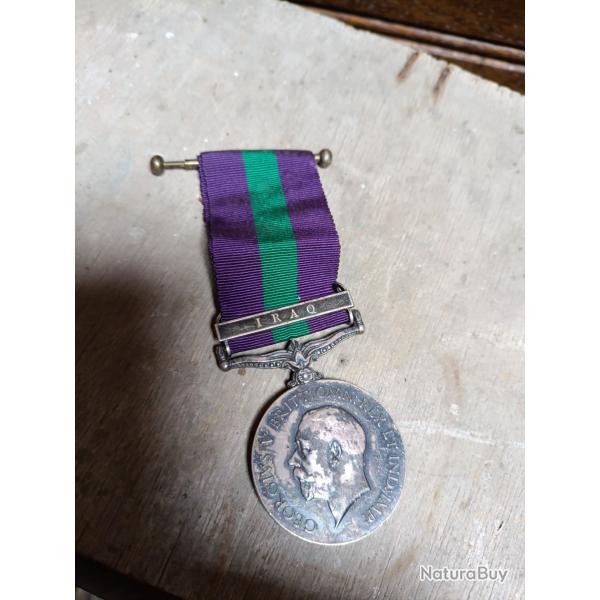 Mdaille britannique du service gnral George V 1918-1962