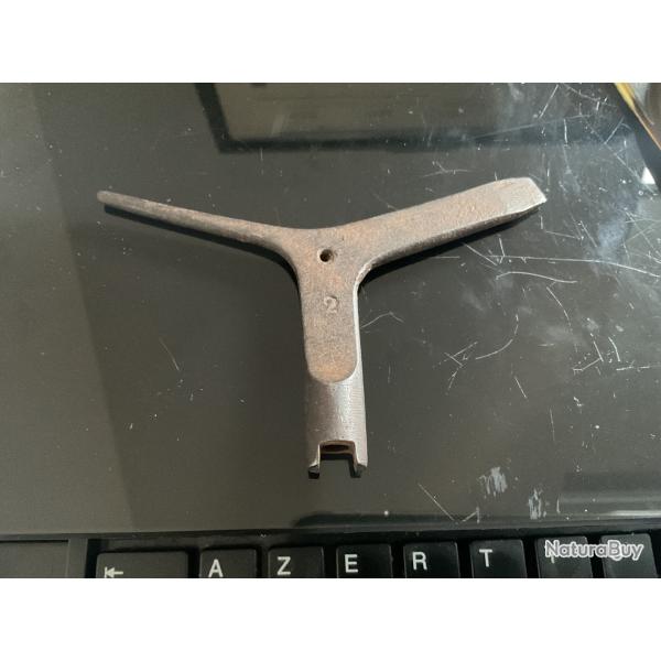 Rare tournevis  3 branches pour fusils ordonnance suisse