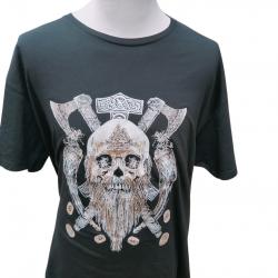 T-shirt Viking III Guerrier-Militaire fin de stock taille XXL  Sérigraphie de face uniquement