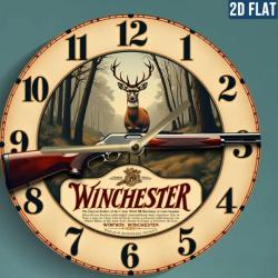 HORLOGE WINCHESTER C'EST L'HEURE DE LA CHASSE !