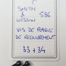 PIÈCE SMITH & WESSON MOD 586 - L FRAME - VIS DE PLAQUE DE RECOUVREMENT