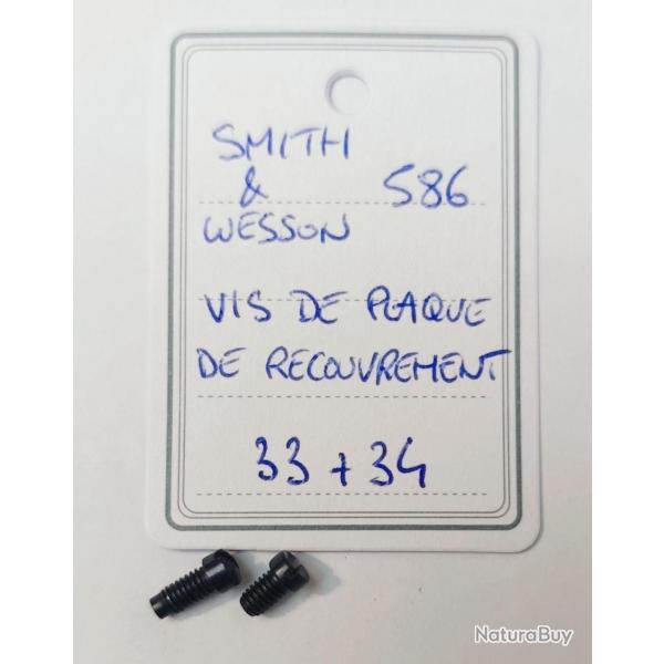 PICE SMITH & WESSON MOD 586 - L FRAME - VIS DE PLAQUE DE RECOUVREMENT