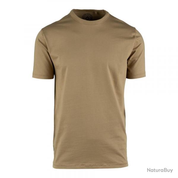 Tee shirt Heavy Duty - coton biologique (Couleur Coyote, Taille 3XL)