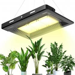 Lampe Horticole 150W, Lampe de Culture COB LED Lampe Horticole Led Spectre Complet,Lampe Plante Étan