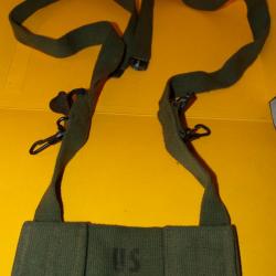 ARMEE AMERICAINE U.S : SANGLE DE L'ARMEE AMERICAINE AVEC UN TAMPON BIEN VISIBLE , CETTE SANGLE